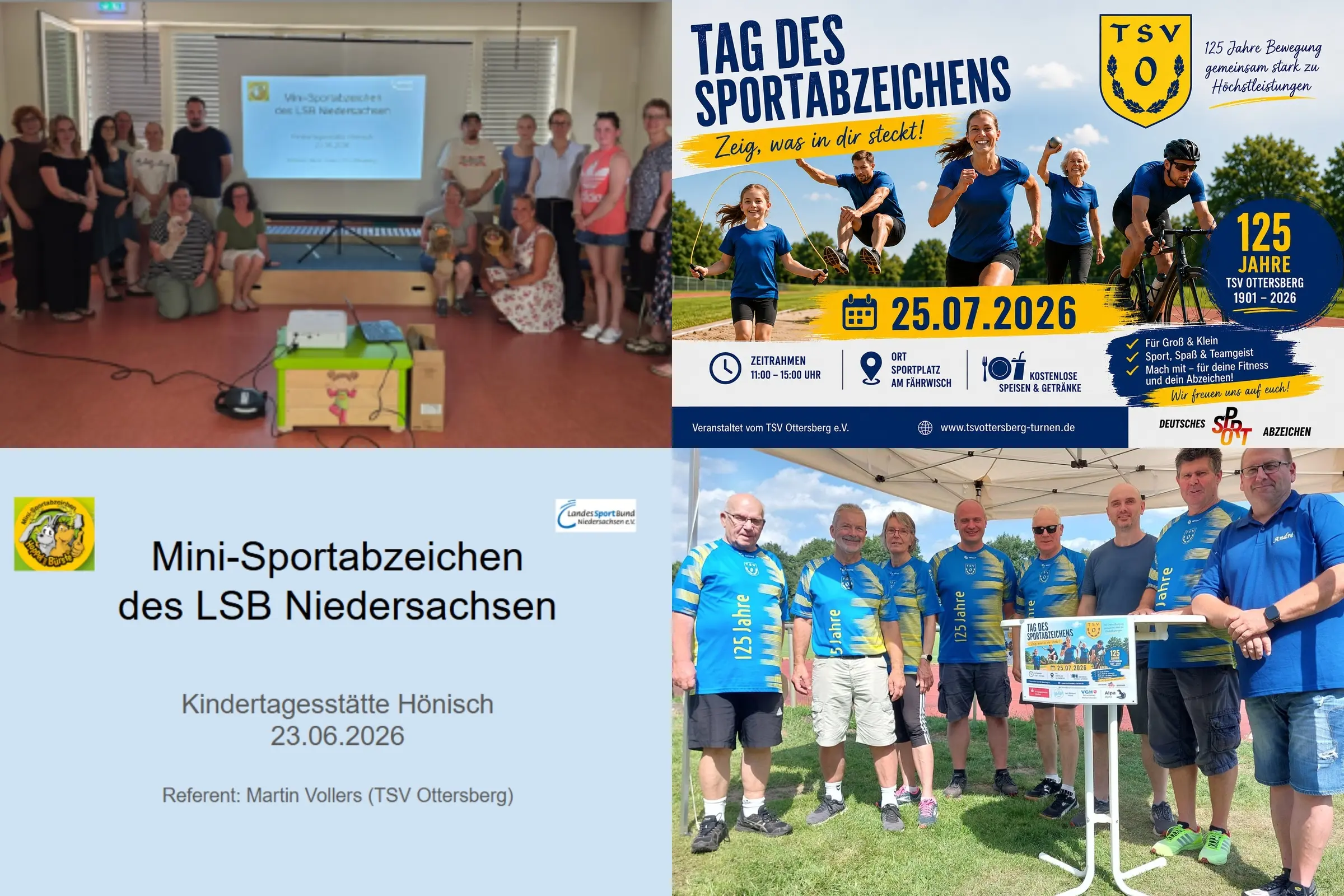 Tag des Sportabzeichens und Mini-Sportabzeichens - Ottersberg bewegt die Region