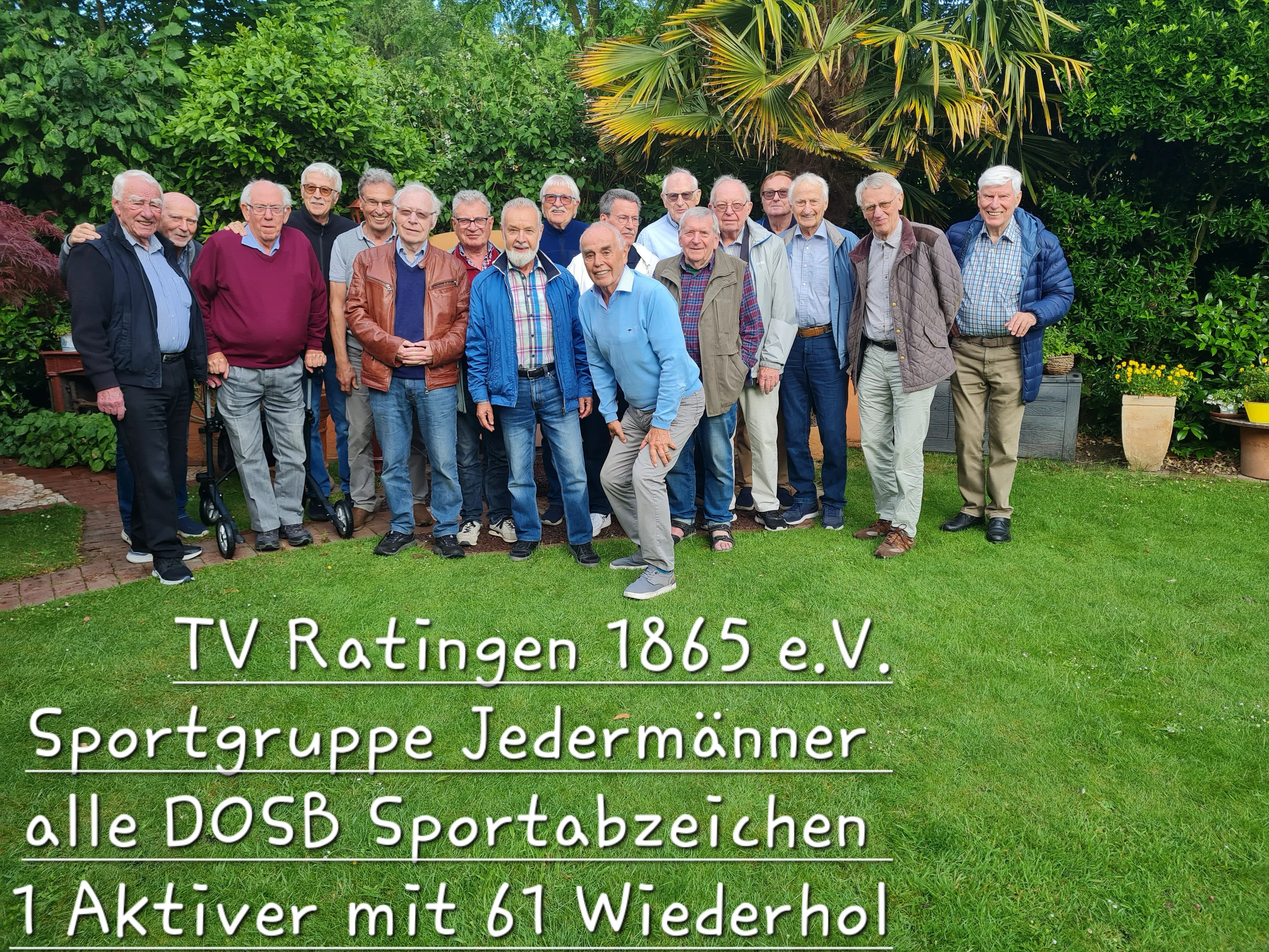 DOSB Sportabzeichen für über 80 jährige Männer