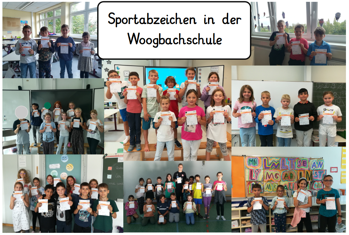 Die Woogis geben ihr Bestes fürs Sportabzeichen