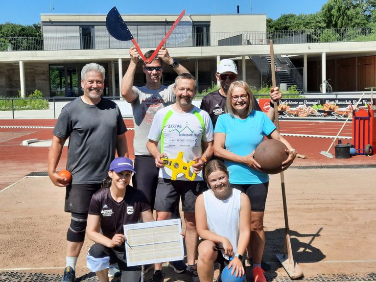 Inklusives Sportabzeichen mit "Hoppel und Bürste" auch für die Kleinsten