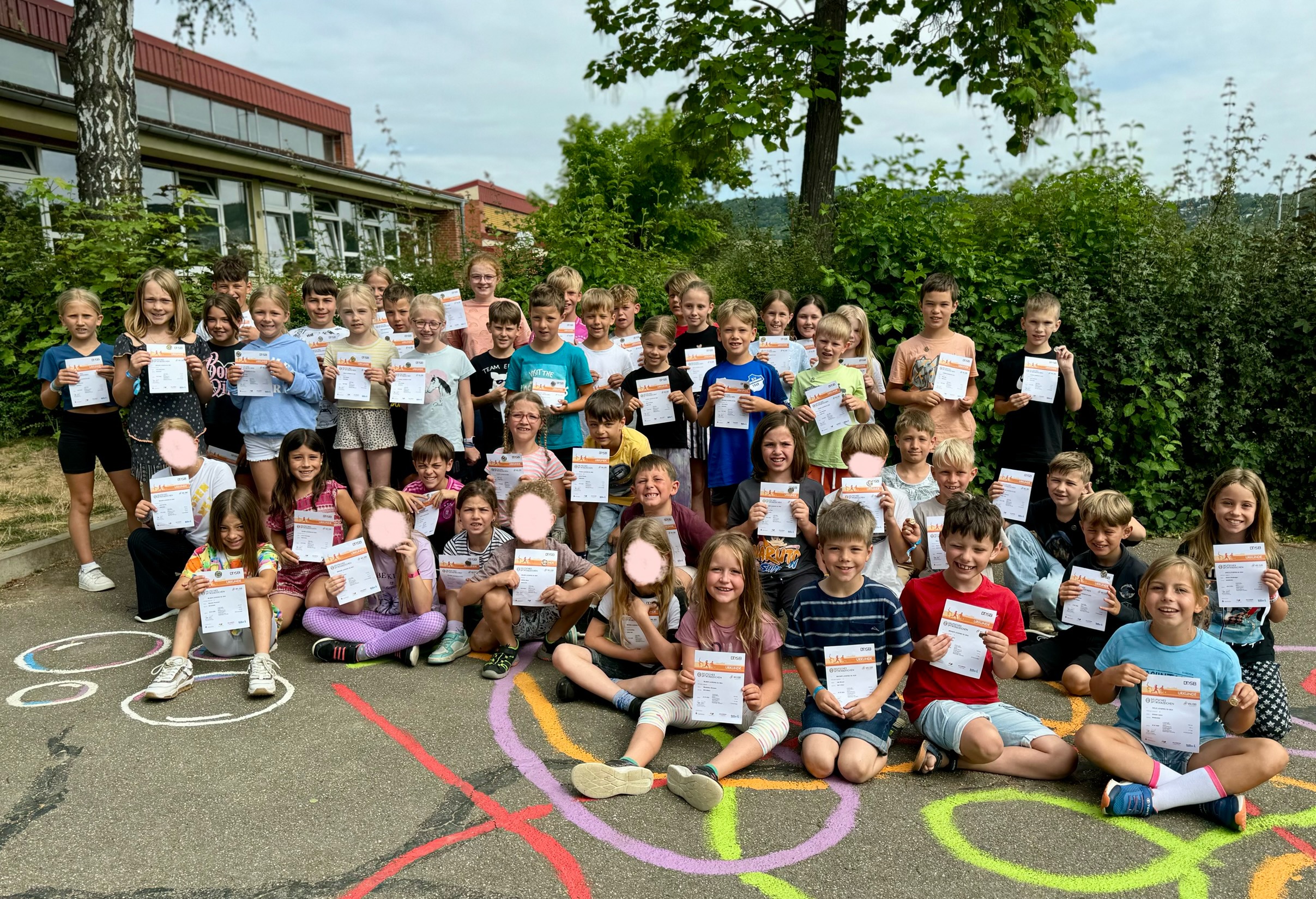 Sportabzeichenabnahme an der Grundschule Wachbach