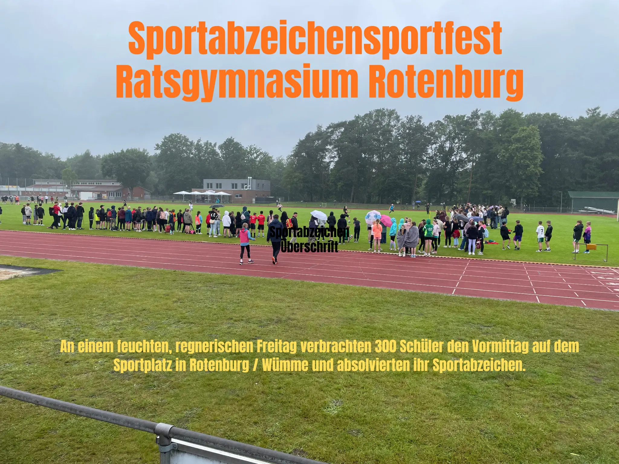 Sportabzeichensportfest Rathsgymnasium Rotenburg