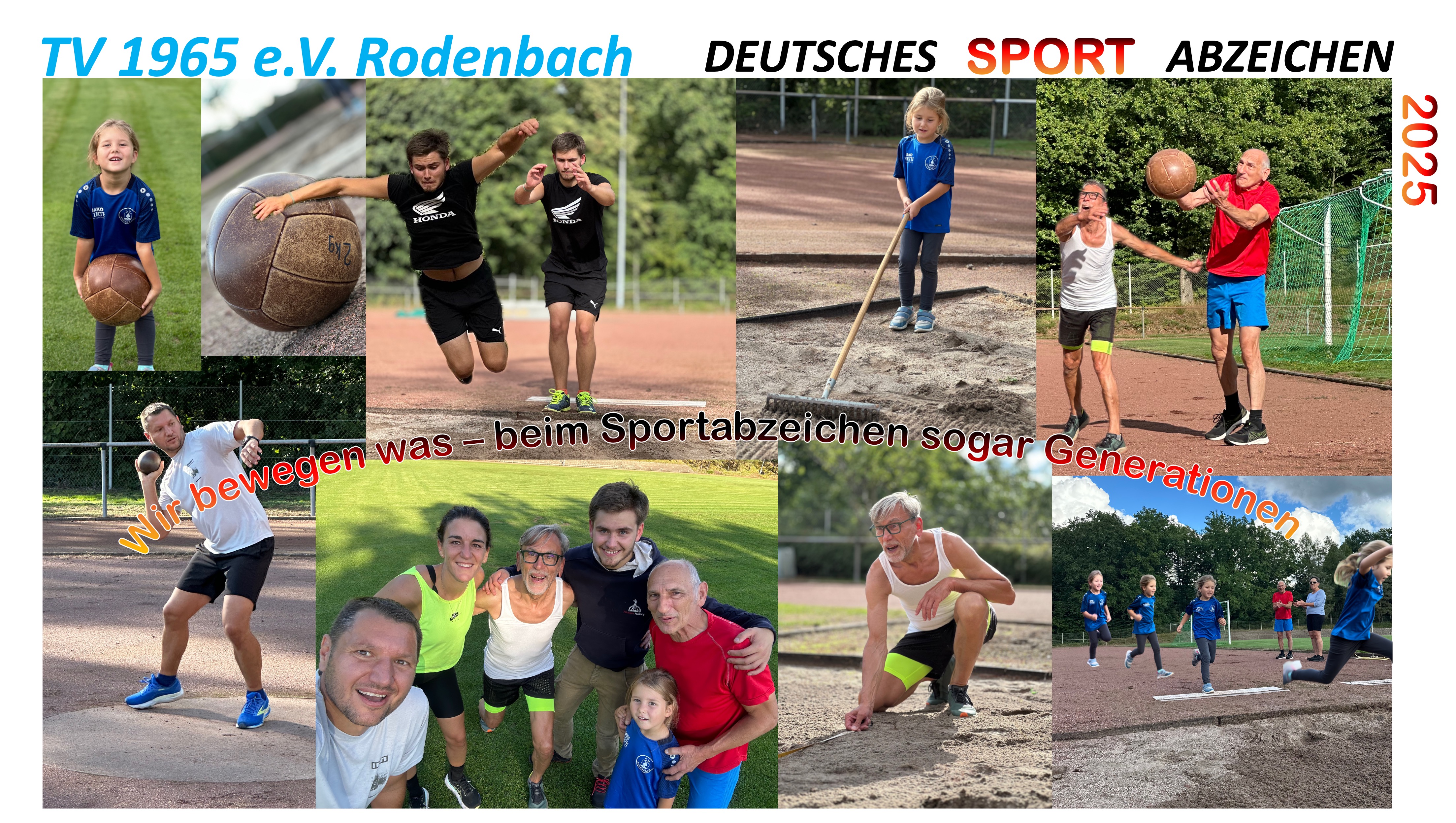 Wir bewegen was – beim Sportabzeichen sogar Generationen!