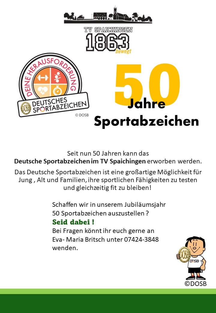 50 Jahre Sportabzeichen
