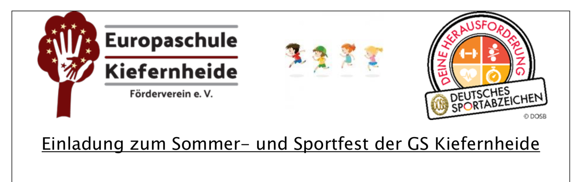 Sommersportfest Europaschule