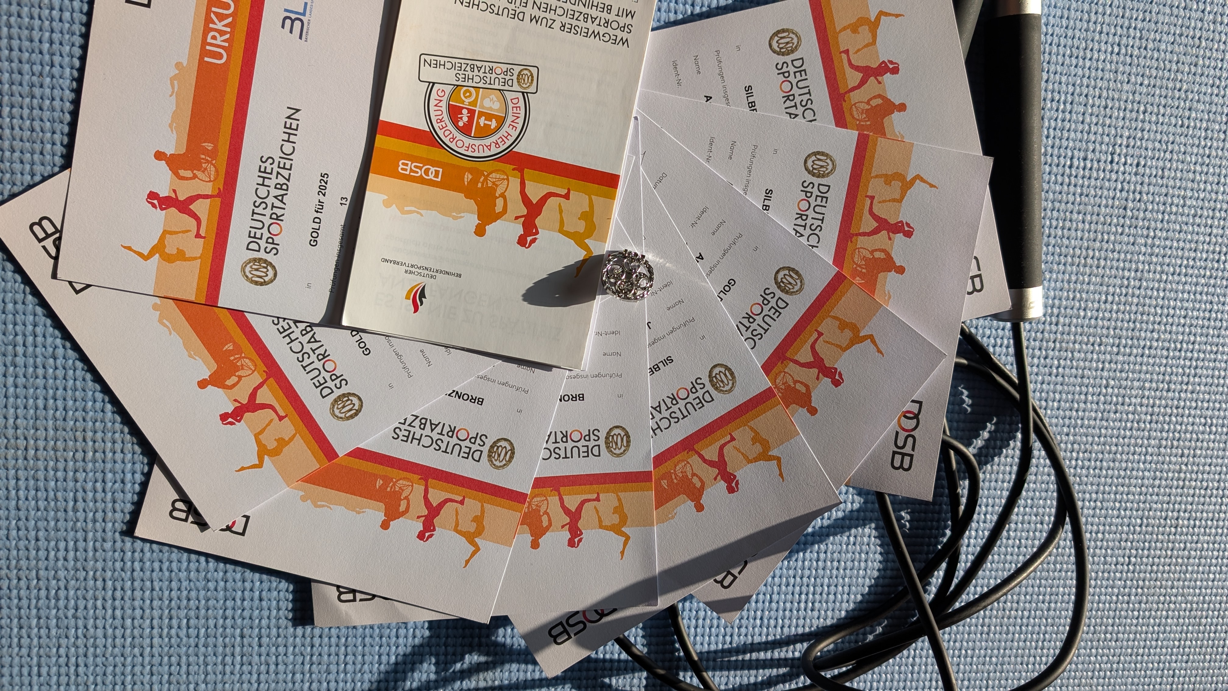 1 Mal Deutsches Sportabzeichen beim „Sport- und Spielefest für Jung und Alt“